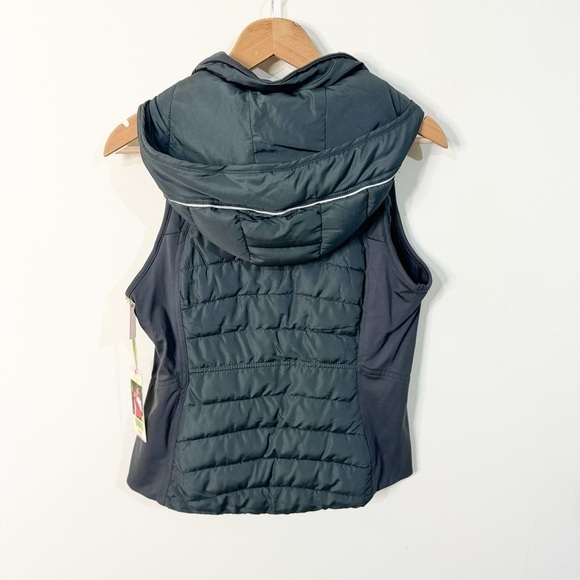 Tangerine Olive Green Puffer Hooded Vest Size Small NWT - Picture 5 of 7